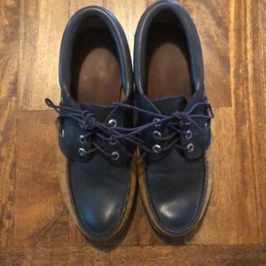 NWOT Timberland leather boat shoes, Sz 9